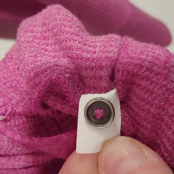 Faded Glory Thermal Hensley Top pink purple color XXL/2XG - Picture 7 of 8